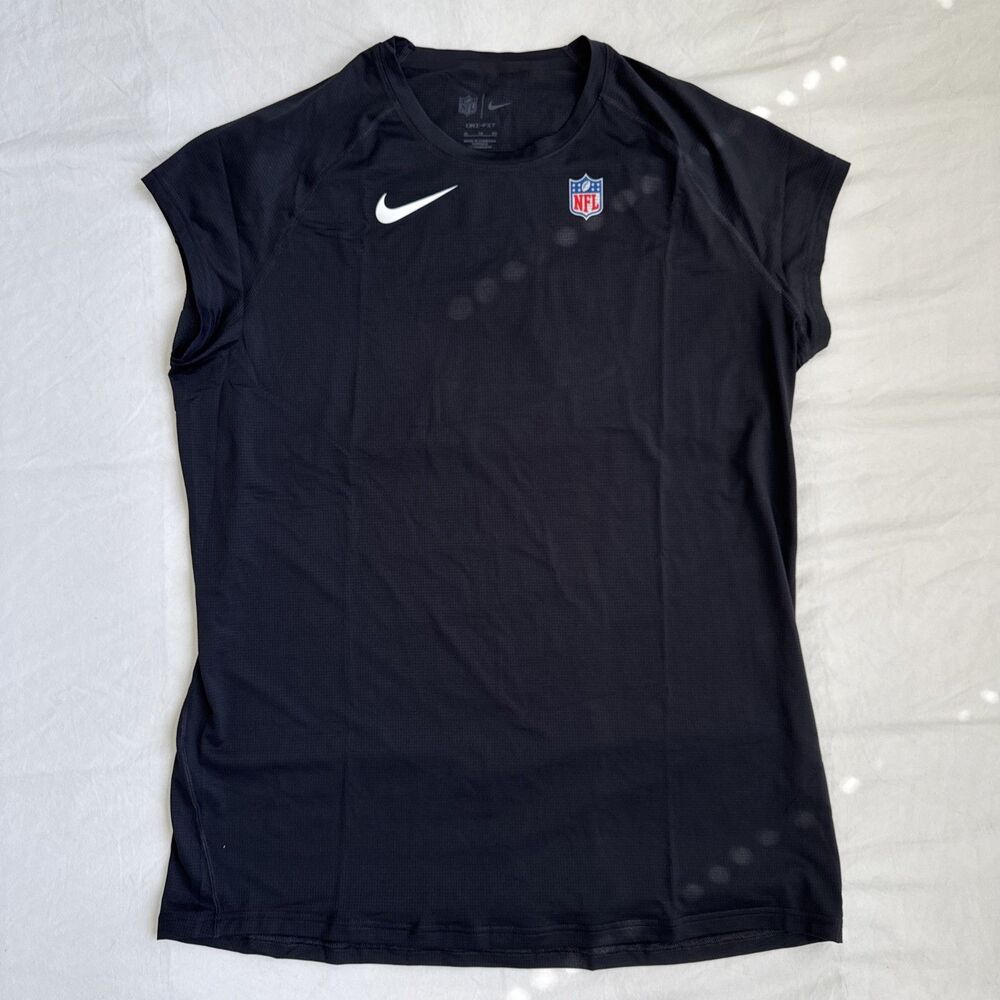 Nike NFL On Field Player Issued Dri-Fit 1/2 Sleeve Shirt Mens Size XL Black NWOT